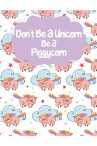 Don't Be A Unicorn Be A Piggycorn