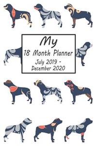 My 18 Month Planner July 2019-December 2020