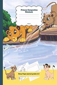 Primary Composition Notebook Story Paper Journal Grades K-2