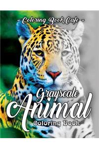 Grayscale Animal Coloring Book