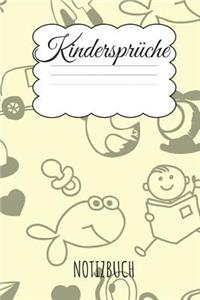 Kindersprüche Notizbuch