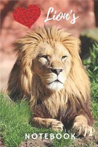Lion Notebook