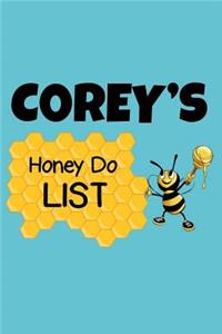 Corey's Honey Do List