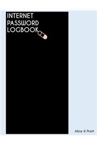 Internet Password Logbook