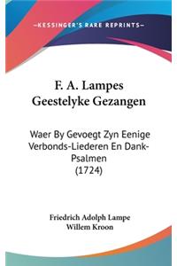 F. A. Lampes Geestelyke Gezangen
