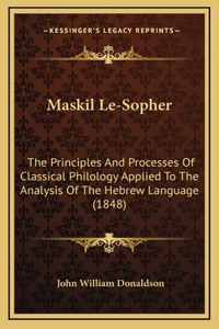 Maskil Le-Sopher