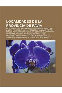 Localidades de La Provincia de Pavia