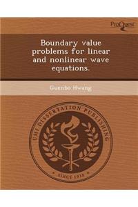 Boundary Value Problems for Linear and Nonlinear Wave Equations