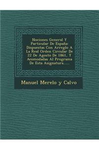 Nociones General y Particular de Espana