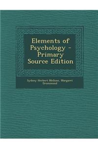 Elements of Psychology