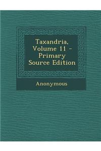 Taxandria, Volume 11