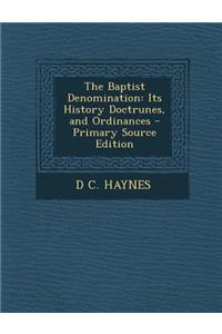 The Baptist Denomination