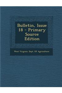 Bulletin, Issue 18