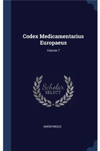 Codex Medicamentarius Europaeus; Volume 7