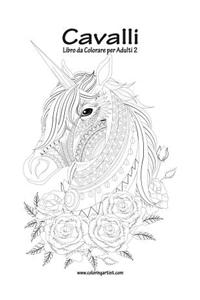 Cavalli Libro Da Colorare Per Adulti 2