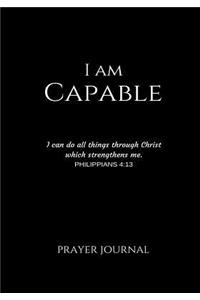 I Am Capable Prayer Journal