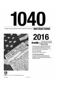 1040 Instructions 2016