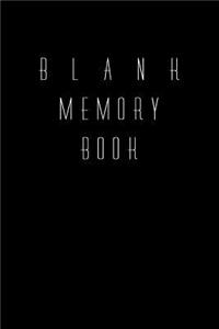 Blank Memory Book