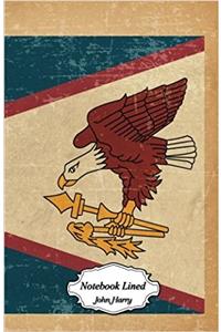 Notebook Lined - Falcon Pop Art: 120 Blank Lined Page Softcover Journal, 5.5 X 8.5 Blank Notebook Journal
