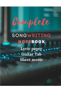Songwriting Notebook