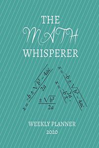 The Math Whisperer Weekly Planner 2020