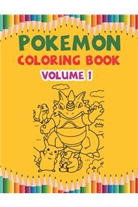 Pokemon Coloring Book Volume 1