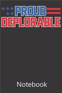 Proud Deplorable America Flag