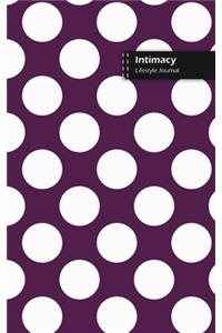 Intimacy Lifestyle Journal, Blank Write-in Notebook, Dotted Lines, Wide Ruled, Size (A5) 6 x 9 In (Purple)