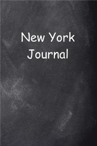 New York Journal Chalkboard Design