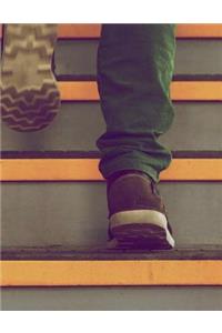 Steps Notebook Large Size 8.5 X 11 Ruled 150 Pages Softcover