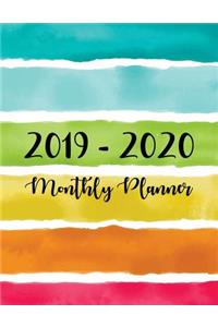 2019-2020 Monthly Planner