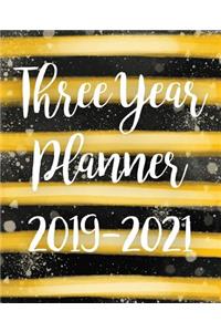 Three Year Planner 2019-2021