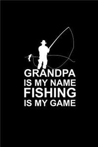 Grandpa Is My Name Fishing Is My Game