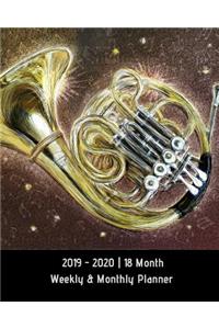 2019 - 2020 18 Month Weekly & Monthly Planner