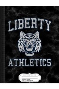 Vintage Liberty High Athletics Composition Notebook