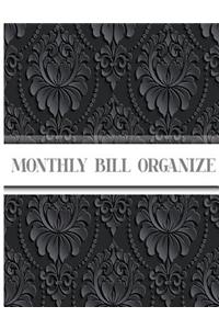 Monthly Bill Organizer