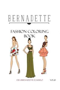 BERNADETTE Fashion Coloring Book Vol. 10