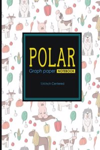 Polar Graph Paper Notebook