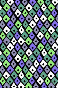 Journal Notebook Colorful Diamonds 3