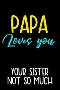 Papa Loves You Your Sister Not So Much