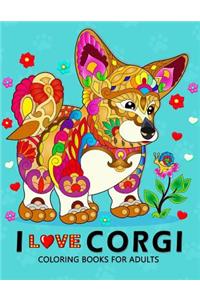 I love Corgis Coloring Books for Adults