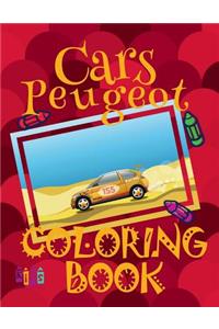 Cars Peugeot COLORING BOOK