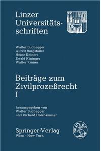 Beitr GE Zum Zivilproze Recht 1