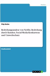 Bedrohungsanalyse von Netflix. Bedrohung durch Kunden, Social-Media-Konkurrenz und Umweltschutz