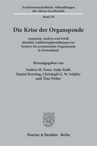 Die Krise Der Organspende