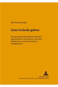 Gute Gruende Geben