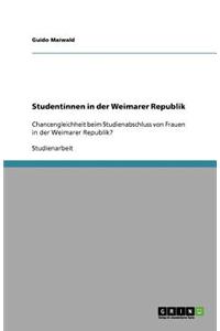 Studentinnen in der Weimarer Republik
