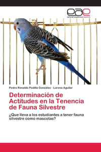 Determinación de Actitudes en la Tenencia de Fauna Silvestre