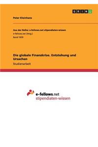 globale Finanzkrise. Entstehung und Ursachen