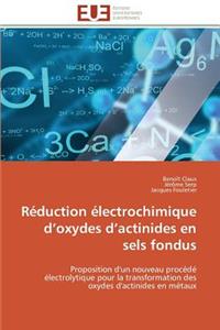Réduction Électrochimique D Oxydes D Actinides En Sels Fondus